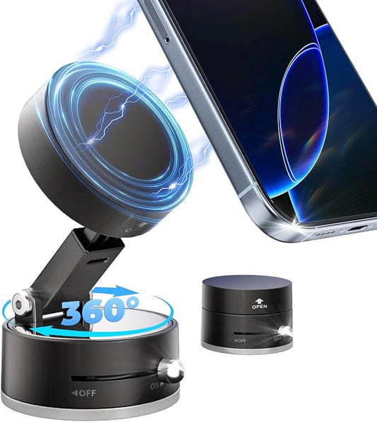 Support de téléphone magnétique pliable, rétractable à 360°
